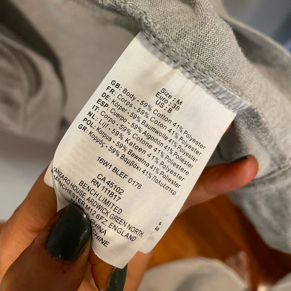 BENCH gray cardigan - Picture 7 of 8